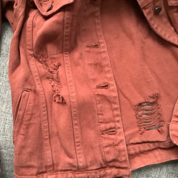 Sky & Sparrow Rust Button Up Jacket Size L - Picture 6 of 7